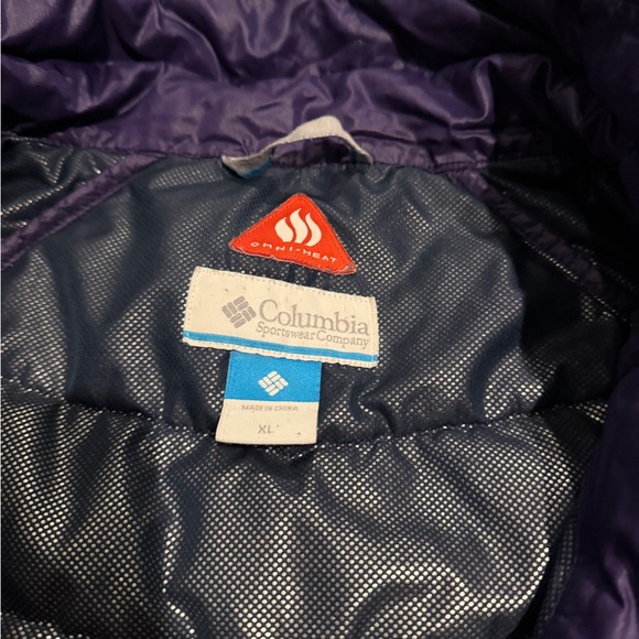 Columbia Woman's Purple Packable Puffer Jacket size XL - Picture 3 of 7